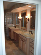 maple double vanity, press enter to enlarge, press escape to close